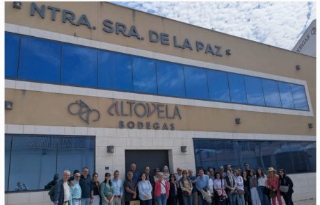 En el municipio de Corral de Almaguer, se realizó la visita a la Cooperativa Nuestra Señora de la Paz-Bodegas Altovela