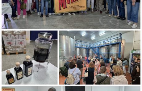 La jornada comenzó con la visita a la empresa de vermú, Vermouth Mila, en Quintanar de la Orden (Toledo)