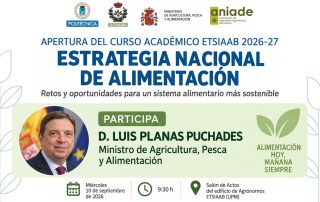 Apertura del Curso Académico ETSIAAB 2026-27 | Estrategia Nacional de Alimentación